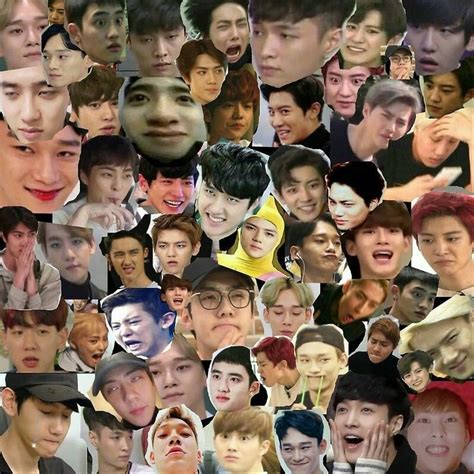 EXO meme compilation | Exo memes, Meme faces, Face collage