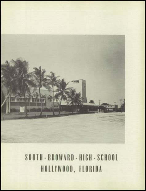 Explore 1954 South Broward High School Yearbook, Hollywood FL - Classmates