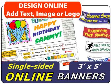 Custom 3 ft x 5 ft Banner Printing - Fast & Cheap