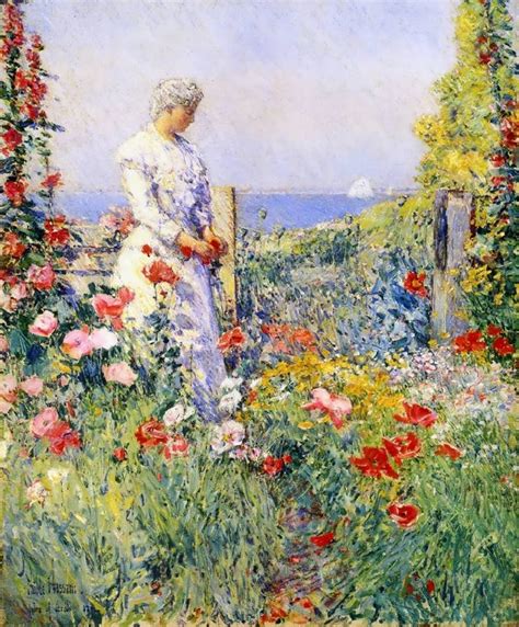 Childe Hassam ~ The Impressionist Gardens | Tutt'Art@ | Pittura ...