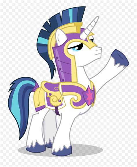 Guard Clipart Salute - Royal Guard Mlp Shining Armor Png Emoji,Unicode ...