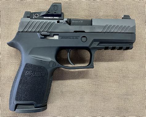 Sig Sauer Model P320 Compact 9mm 15+1rds with Romeo 1 Pro – Saddle Rock ...