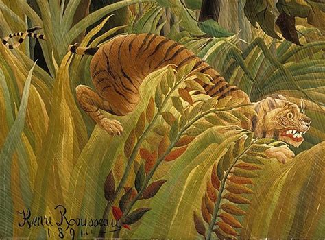 Tiger in a Tropical Storm by Henri Rousseau - Top 8 Facts