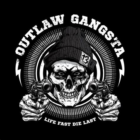 Gangster Skull Logo Design