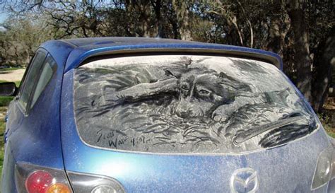 Dirty car window art - Gallery | eBaum's World