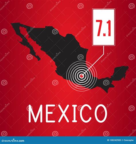 Mexico Earthquake Rescuers Color Illustration Stock Photography ...