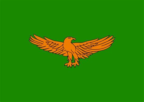 Zambia Flag Bird