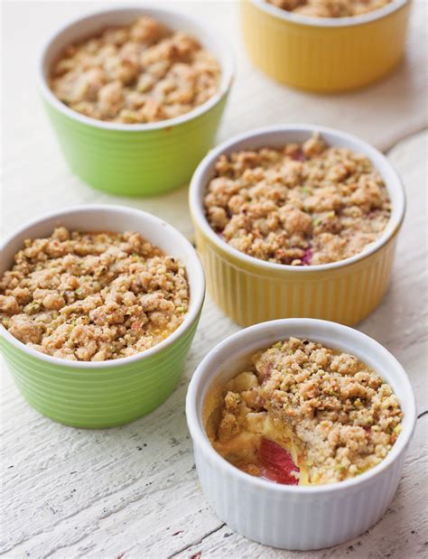 Rhubarb Custard with Pistachio Crumble | Williams-Sonoma Taste