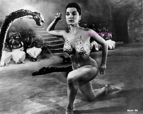 DEBRA PAGET 8X10 Lab Photo 1959 "INDIAN TOMB" Snake Dance Elegance ...