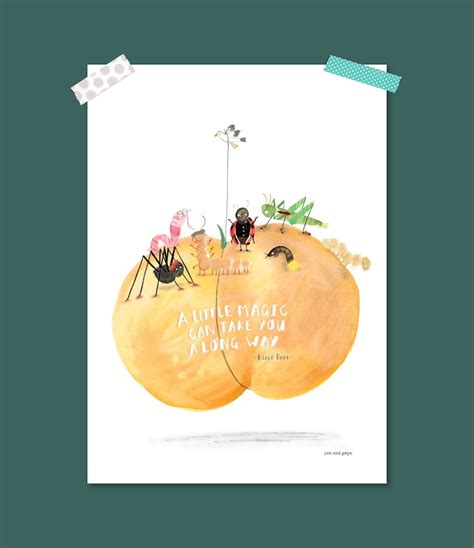 James and the Giant Peach Quote Print Roald Dahl Print - Etsy