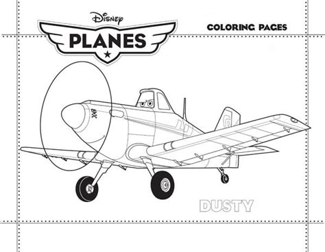 Dusty Crophopper From Disney Planes Coloring Page : Kids Play Color Planes Pixar, Planes Movie ...