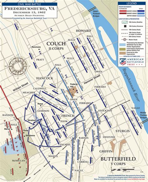 Fredericksburg - Sunken Road Fighting - December 13, 1862 | American ...