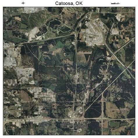 Aerial Photography Map of Catoosa, OK Oklahoma