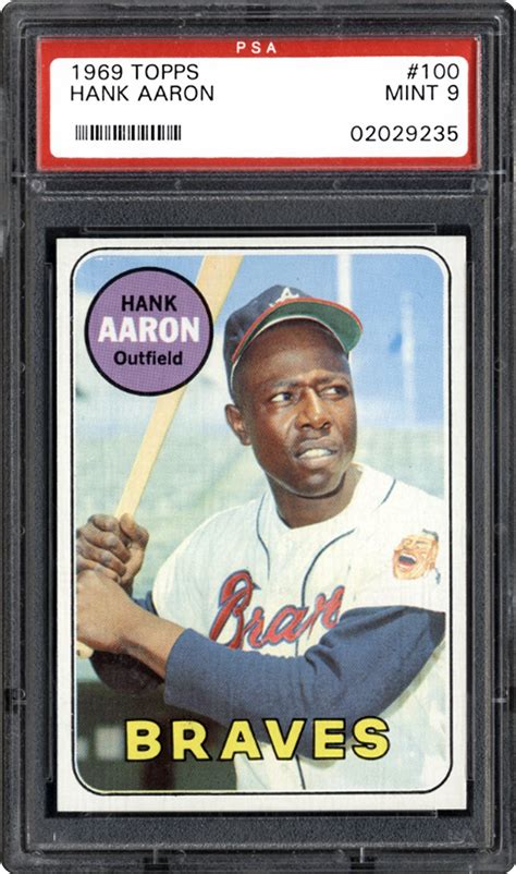 1969 Topps Hank Aaron | PSA CardFacts™