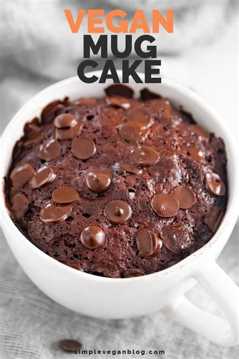 Vegan Mug Cake - Simple Vegan Blog