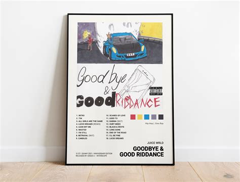 Juice Wrld - Póster de la portada del álbum Goodbye & Good Riddance ...