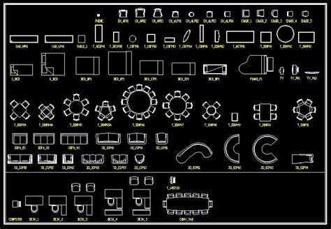 Interior Design 2D Blocks】★AutoCAD Blocks & Drawings,CAD Details,Furniture Blocks,Architecture ...