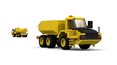 LEGO MOC - Articulated Dump Truck Tutorial - YouTube