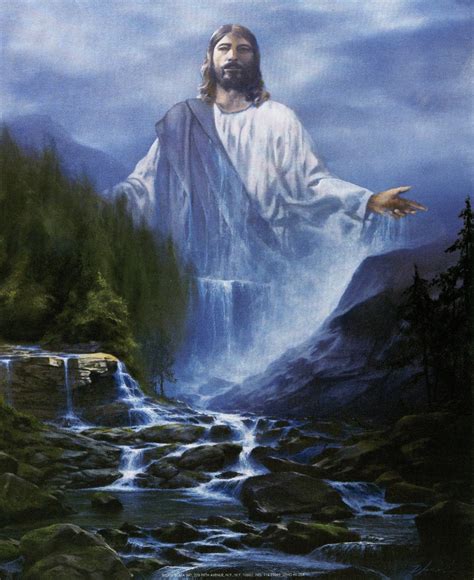 Jesus in Nature Catholic Picture Print - Etsy