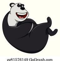 150 Laughing Panda Cartoon Character Clip Art | Royalty Free - GoGraph