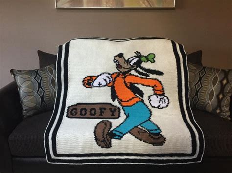 Goofy Design 2 Afghan Crochet Pattern - Etsy