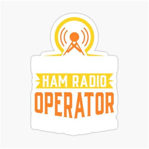 "Ham Radio, Ham Radio Operator" Sticker for Sale by rckstrart | Redbubble