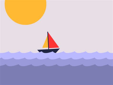 Sail Boat Animation by Deanna Brigman Heine on Dribbble