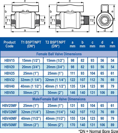 25mm Ball Valve BLUE | Hansen Products (NZ)