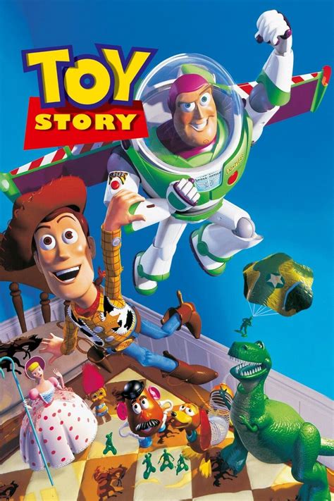 1995 Toy Story Movie Poster Print Woody Buzz Lightyear Andy Rex Disney Pixar 🍿 | eBay