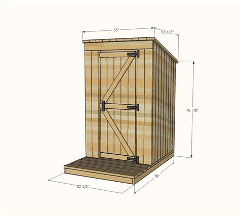 Outhouse Plan for Cabin | Ana White