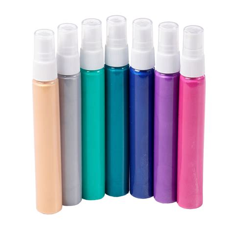 Fabric Spray Paint Metallic Mini 7 Pack – Tulip Color Crafts