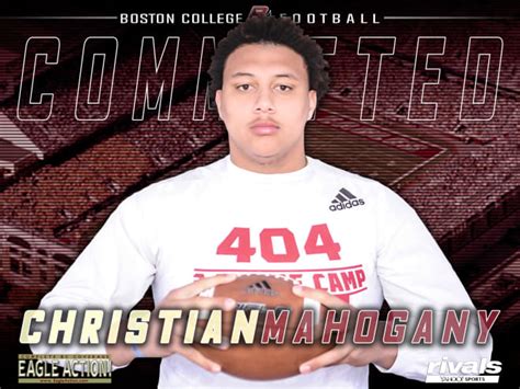 Rivals.com - N.J. OL Christian Mahogany commits to Boston College