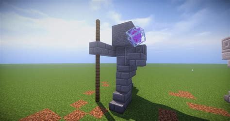 How To Build Easy Small Statues - Minecraft Building Inc