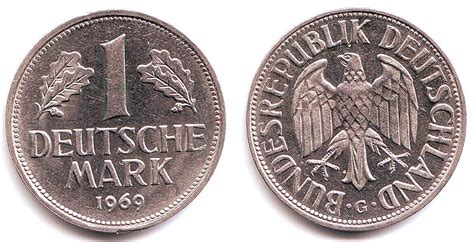 1 Mark 1969 G Deutschland 1 Deutsche Mark UNC | MA-Shops