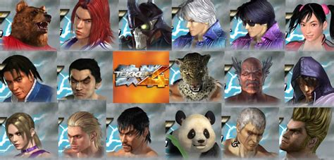 Tekken 4 Character Select