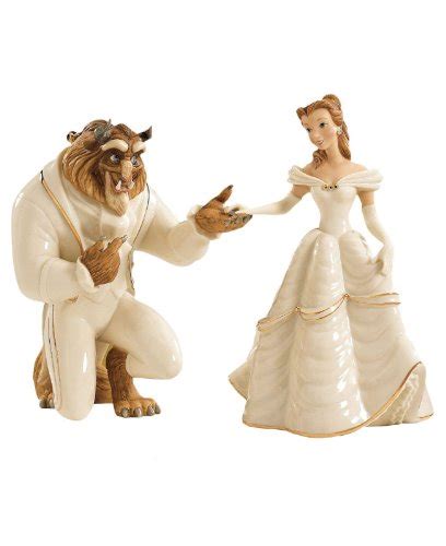 Lenox Beauty and The Beast Belle Figurines Set Princess Bended Knee