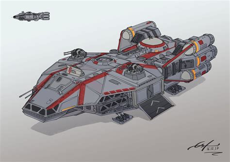 Star Wars Ship Design by Ferain | Star wars ships, Star wars ships ...