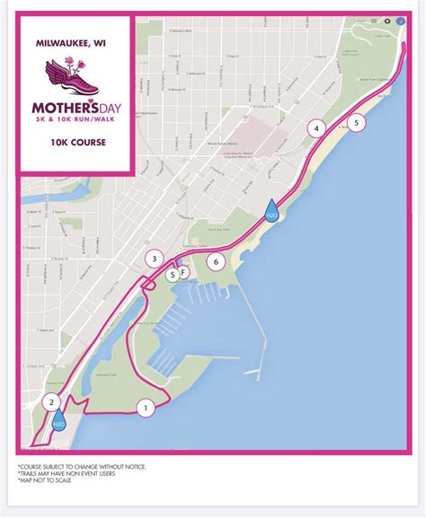 Milwaukee Lakefront Marathon Course Map | Printable Templates Free