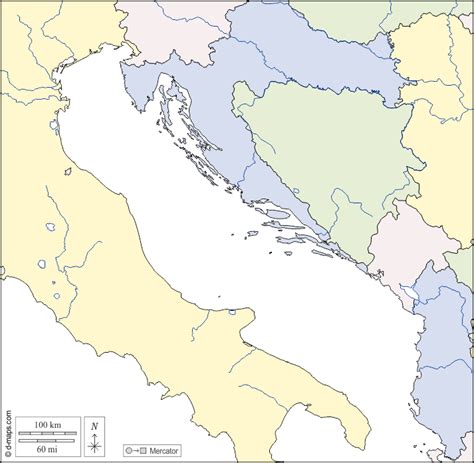 Adriatic Sea Map