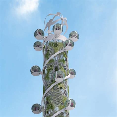 Spiral Tower is concept for an observation tower ride powered by a windmill | Concept ...