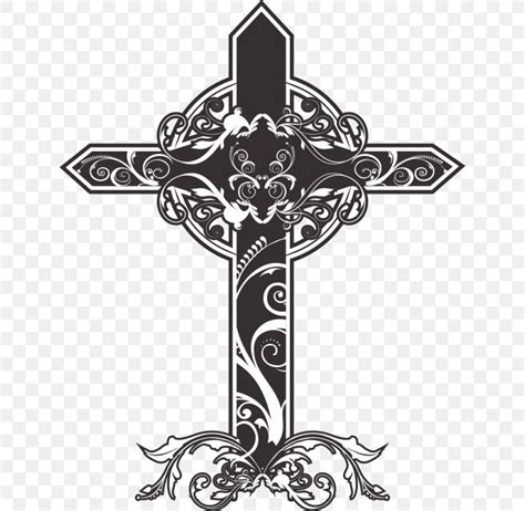 Christian Cross Vector Graphics Image Clip Art, PNG, 800x800px, Cross, Art, Black And White ...