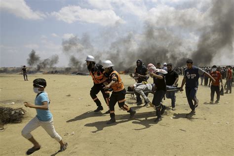 55 Palestinian protesters killed, Gaza officials say, as U.S. opens Jerusalem embassy | MPR News