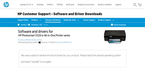 Photosmart 5520 Drivers Unavailable? - HP Support Community - 7634387