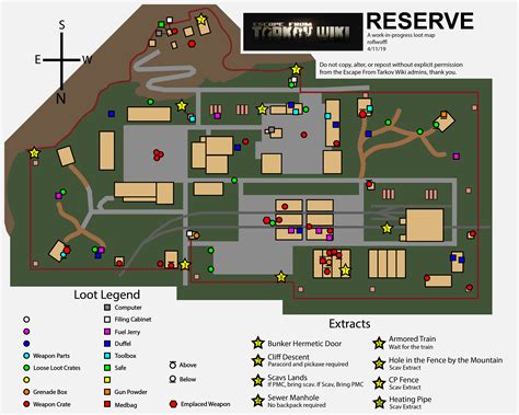 Escape From Tarkov Reserve Map Spawns | Images and Photos finder