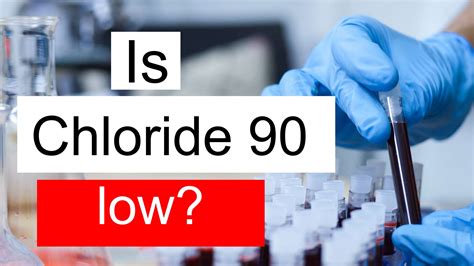 Is Chloride 90 low, normal or dangerous? What does Chloride level 90 mean?