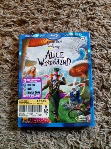 Walt Disney Alice in Wonderland Blu-ray 3-disk set New and Unopened ...