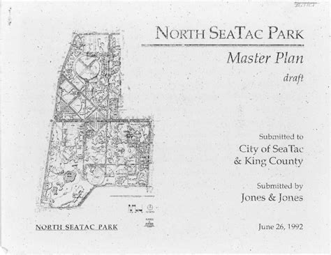 North SeaTac Park Master Plan 1992 (draft) - Sea-Tac Airport Noise And Pollution