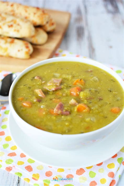 Slow Cooker Split Pea Soup Recipe - The Rebel Chick