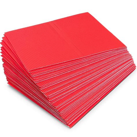 48 Packs Corrugated Cardboard Paper Sheets for DIY, Crafts, Party Decoration, Home Décor ...