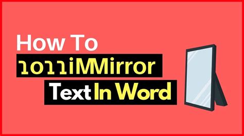 What Is The Word Mirror Image Mean - Mirror Ideas